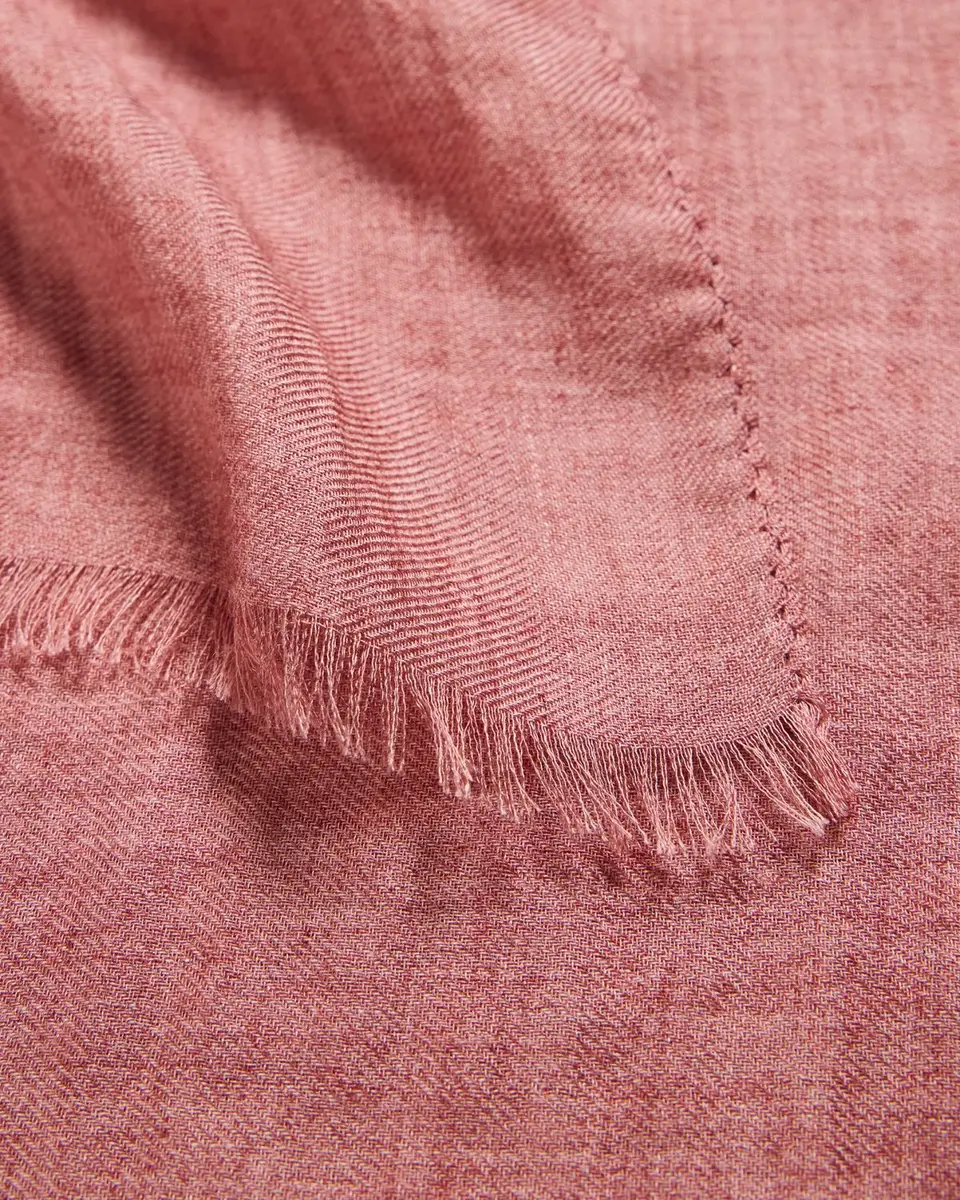 PIACENZA 1733 Men's Modal and Cashmere Melange Fringe Scarf | Thumbnail 4 PIACENZA 1733 Men's Modal and Cashmere Melange Fringe Scarf | Thumbnail 4