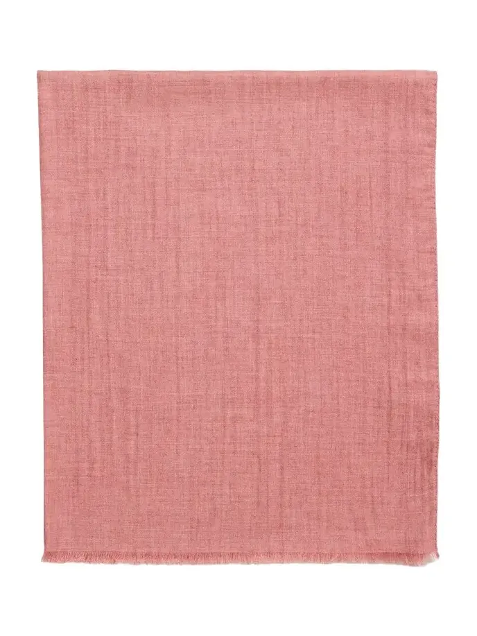 PIACENZA 1733 Men's Modal and Cashmere Melange Fringe Scarf