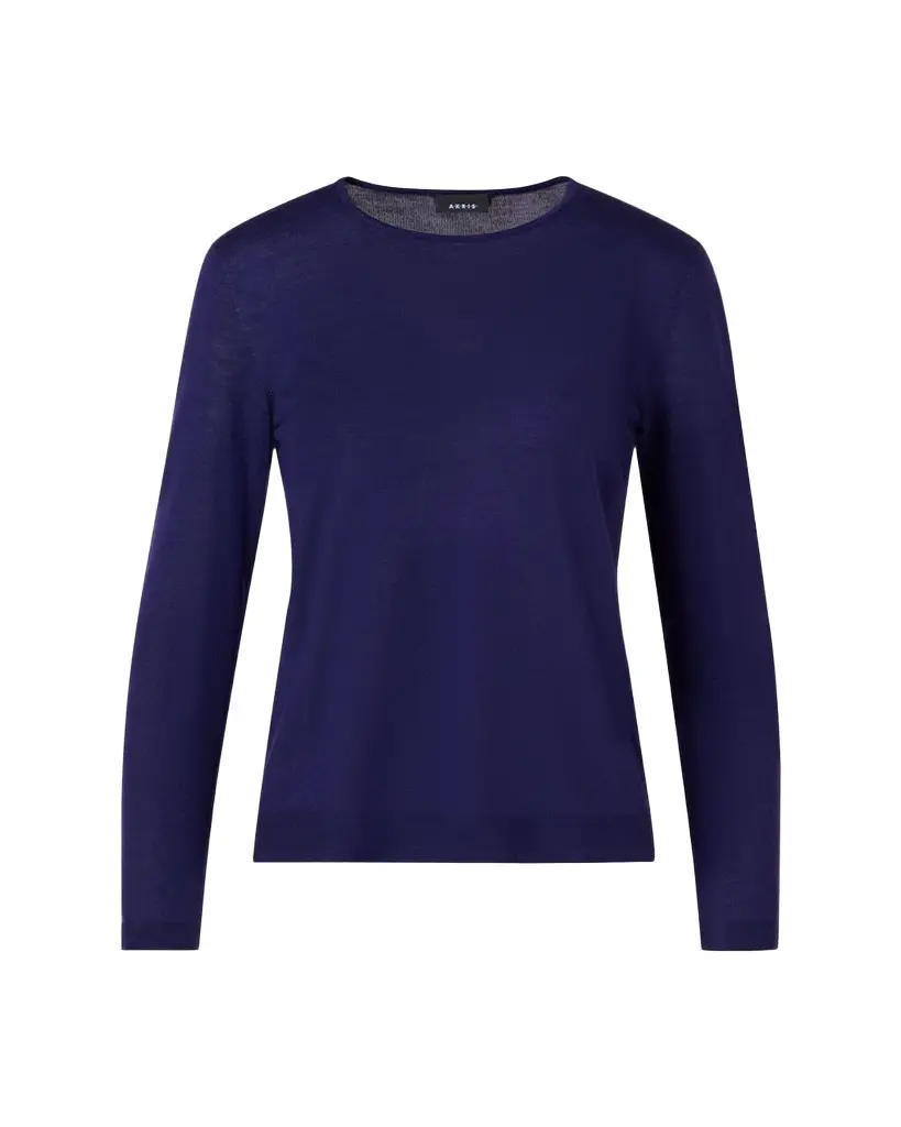 Akris Cashmere-Silk Fine Gauge Knit Sweater | Image 1 Akris Cashmere-Silk Fine Gauge Knit Sweater | Image 1