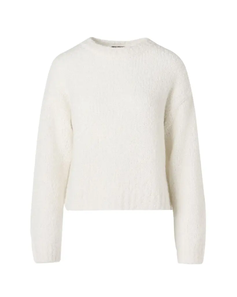 Akris Cashmere-Silk Boucle Knit Sweater | Image 1 Akris Cashmere-Silk Boucle Knit Sweater | Image 1