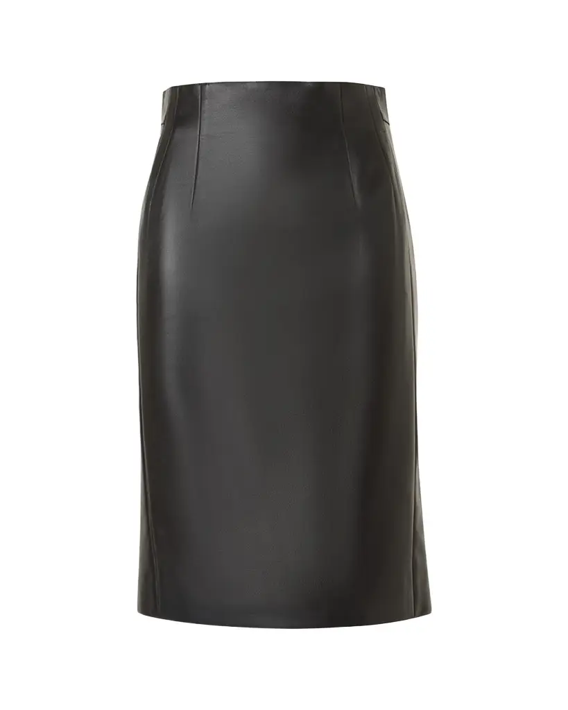 Akris Lamb Nappa Leather Pencil Skirt | Image 1 Akris Lamb Nappa Leather Pencil Skirt | Image 1
