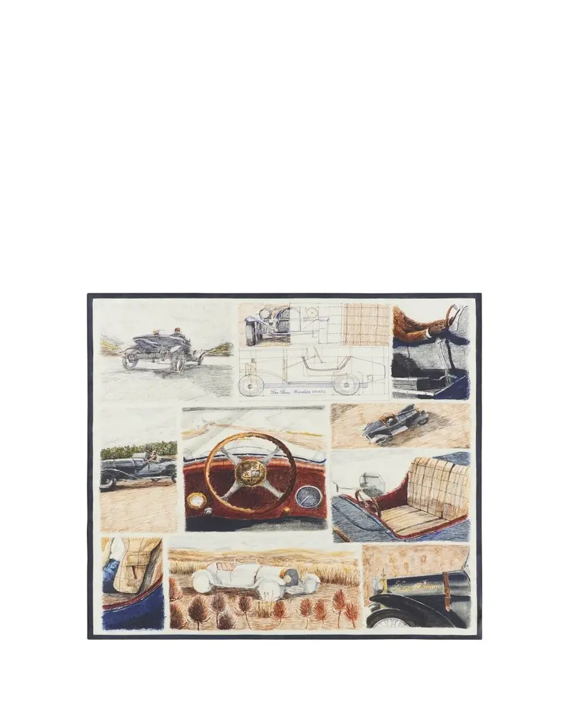Loro Piana Men's Roadster Cashmere and Silk Foulard | Image 1 Loro Piana Men's Roadster Cashmere and Silk Foulard | Image 1