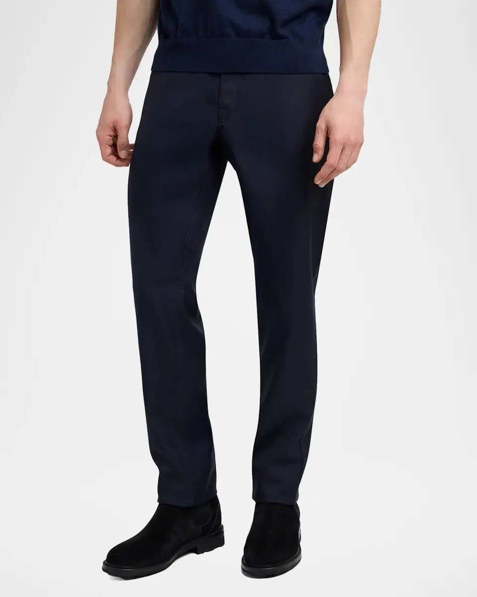 Brioni Men's Wool Slim-Fit Jeans | Thumbnail 4 Brioni Men's Wool Slim-Fit Jeans | Thumbnail 4