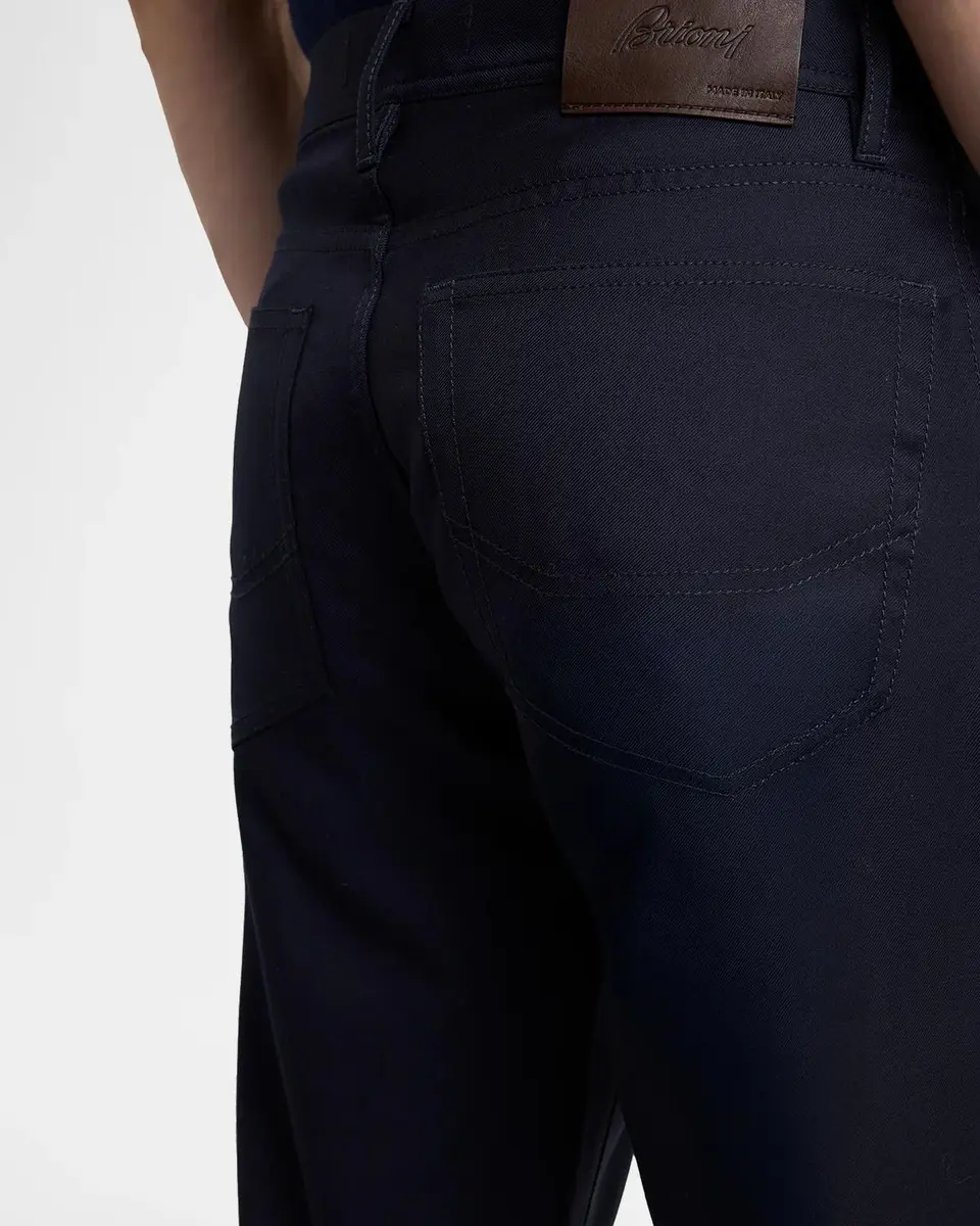Brioni Men's Wool Slim-Fit Jeans | Thumbnail 5 Brioni Men's Wool Slim-Fit Jeans | Thumbnail 5