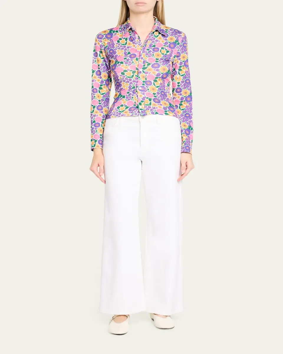 Zomer Arianne Floral Button-Down Shirt | Thumbnail 2 Zomer Arianne Floral Button-Down Shirt | Thumbnail 2
