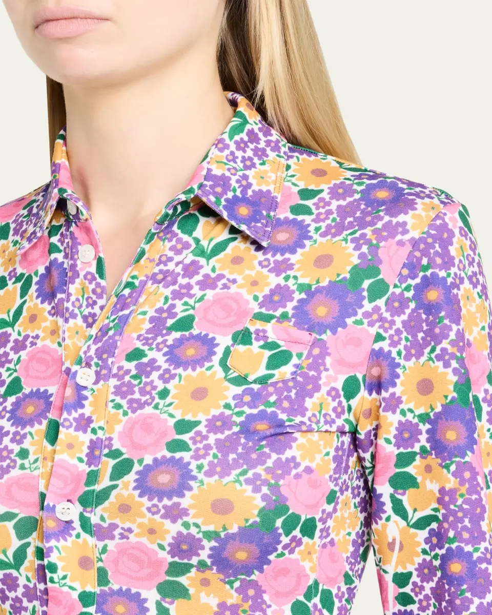 Zomer Arianne Floral Button-Down Shirt | Thumbnail 5 Zomer Arianne Floral Button-Down Shirt | Thumbnail 5
