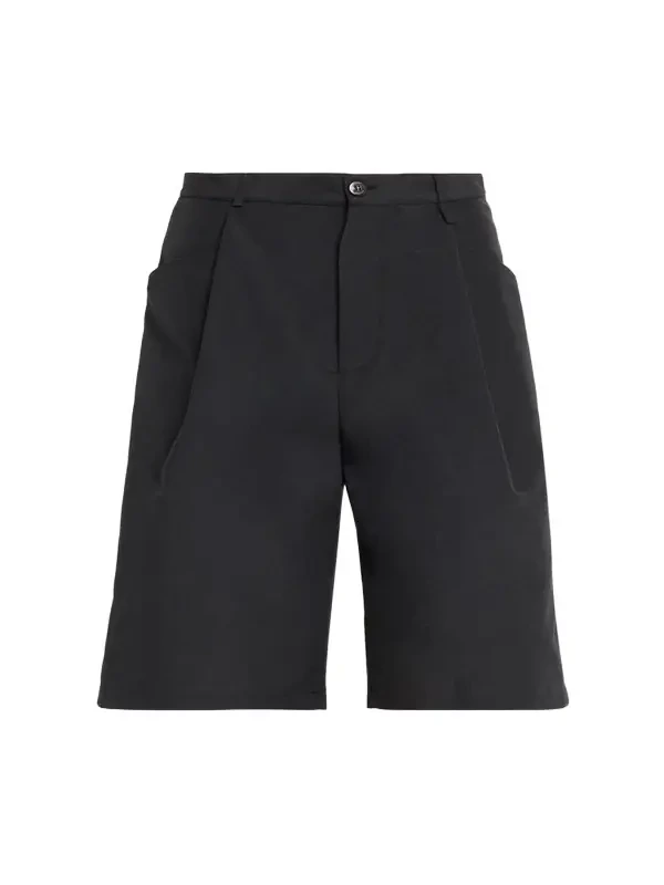 Men's Pleated Wide-Leg Shorts Men's Pleated Wide-Leg Shorts