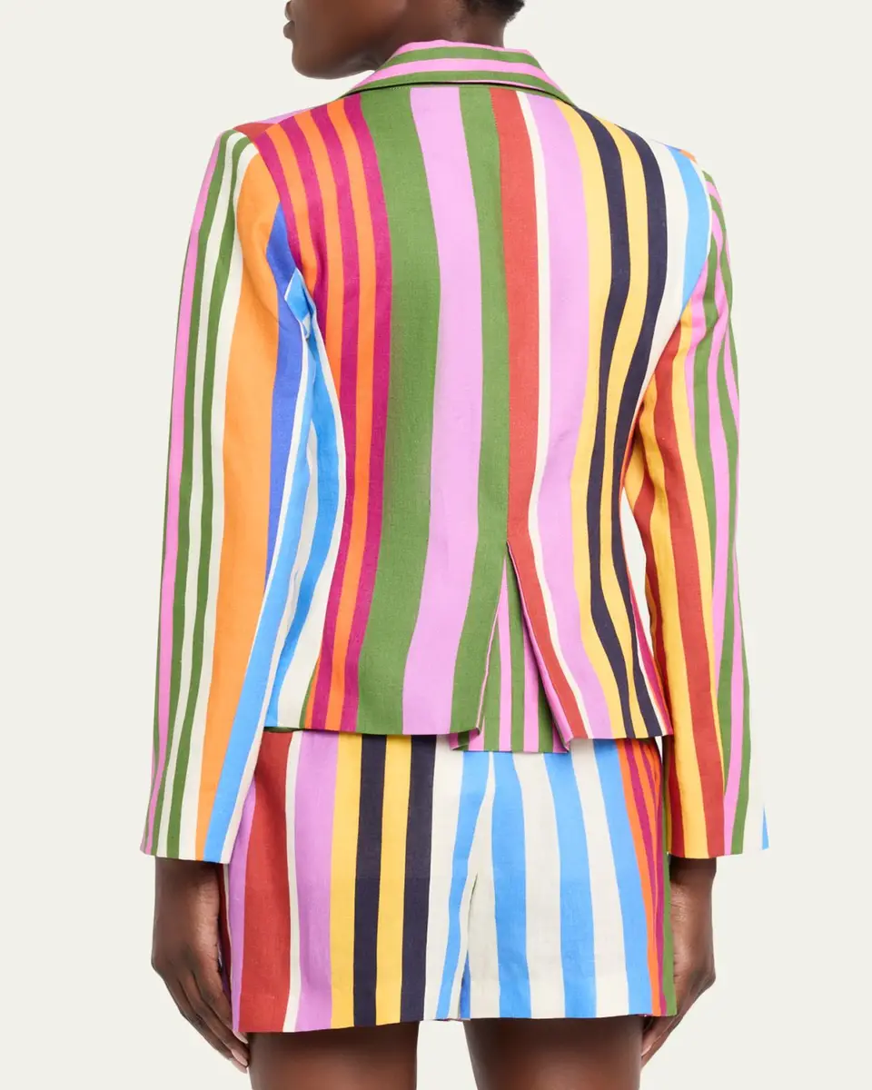 Libertine Tangier Stripe Linen Classic Jacket | Thumbnail 3 Libertine Tangier Stripe Linen Classic Jacket | Thumbnail 3