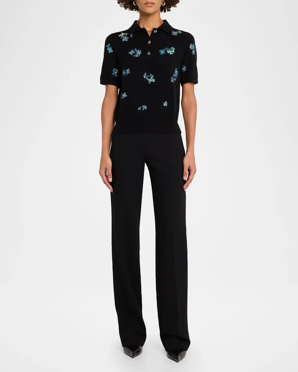 Libertine Bluebell Lane Cashmere Polo Sweater | Thumbnail 2 Libertine Bluebell Lane Cashmere Polo Sweater | Thumbnail 2