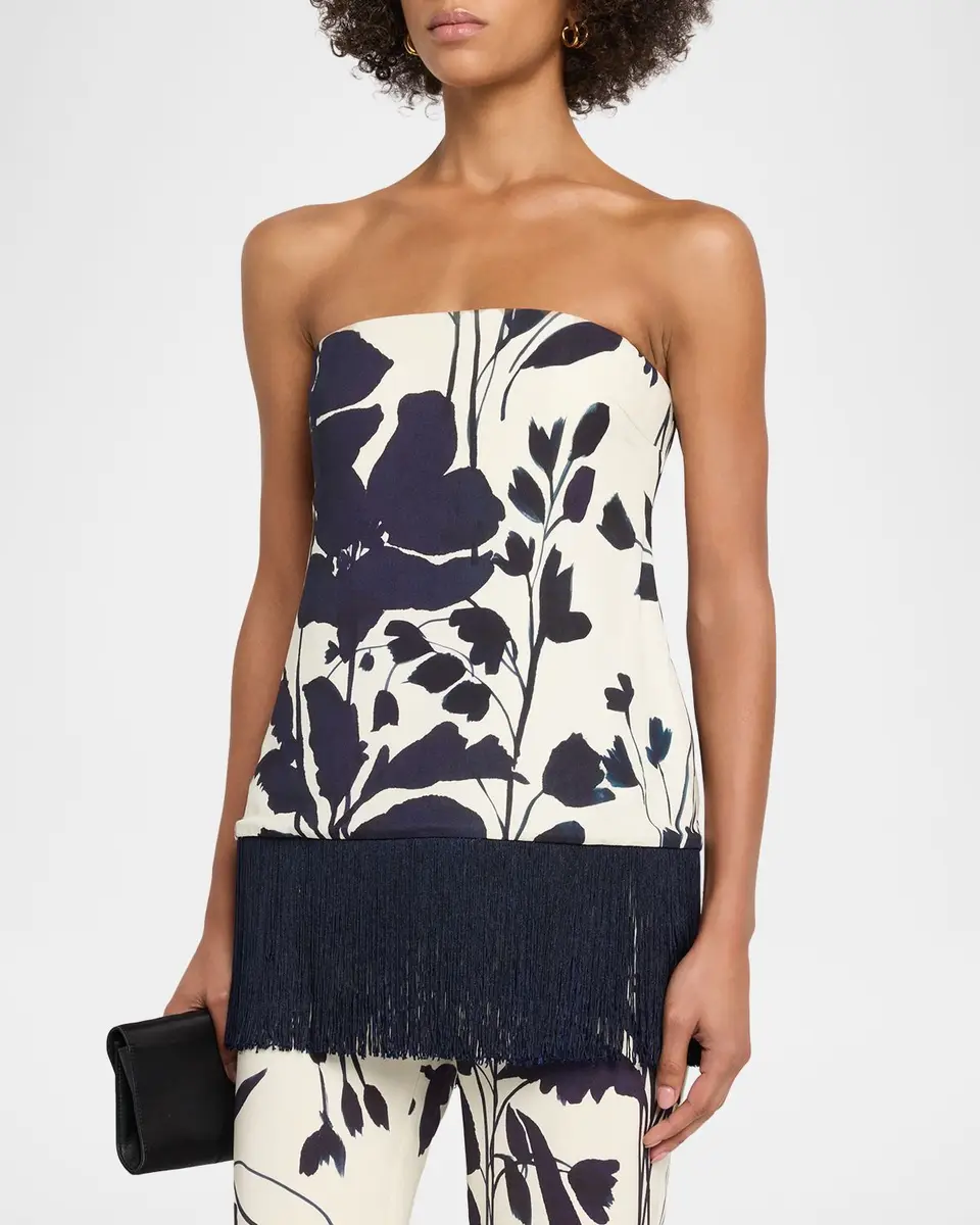 Cara Cara Benita Strapless Fringe Top | Thumbnail 4 Cara Cara Benita Strapless Fringe Top | Thumbnail 4