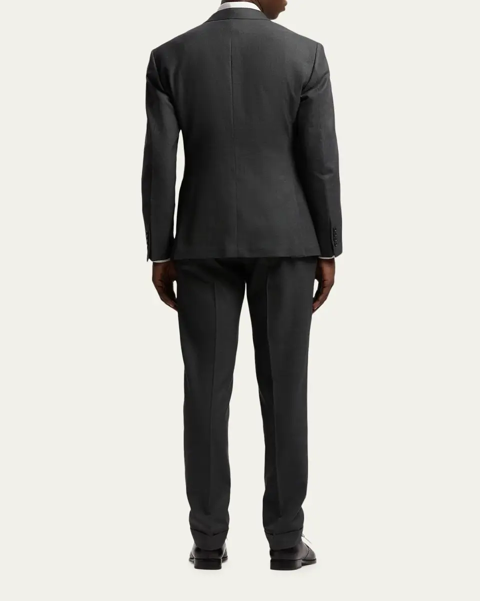 Ralph Lauren Purple Label Men's Kent Hand-Tailored Wool Birdseye Suit | Thumbnail 3