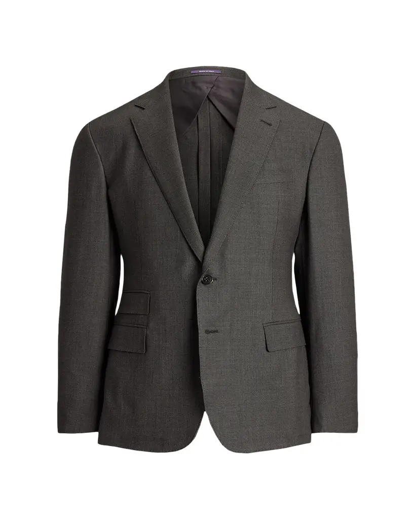 Ralph Lauren Purple Label Kent Hand-Tailored Wool Birdseye Suit | Image 1 Ralph Lauren Purple Label Kent Hand-Tailored Wool Birdseye Suit | Image 1