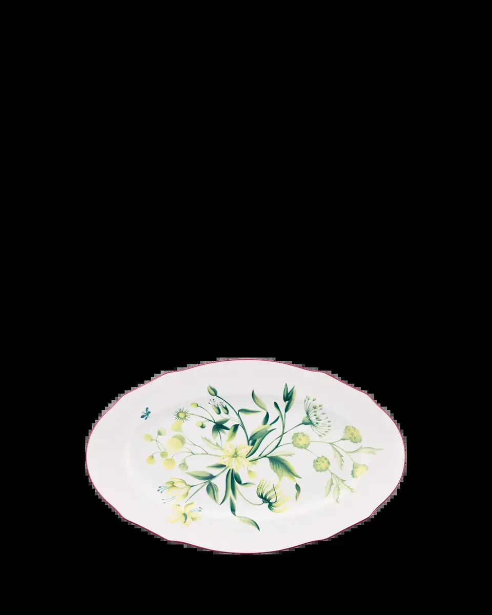 GINORI 1735 Florenza Acanto Oval Platter | Thumbnail 2 GINORI 1735 Florenza Acanto Oval Platter | Thumbnail 2