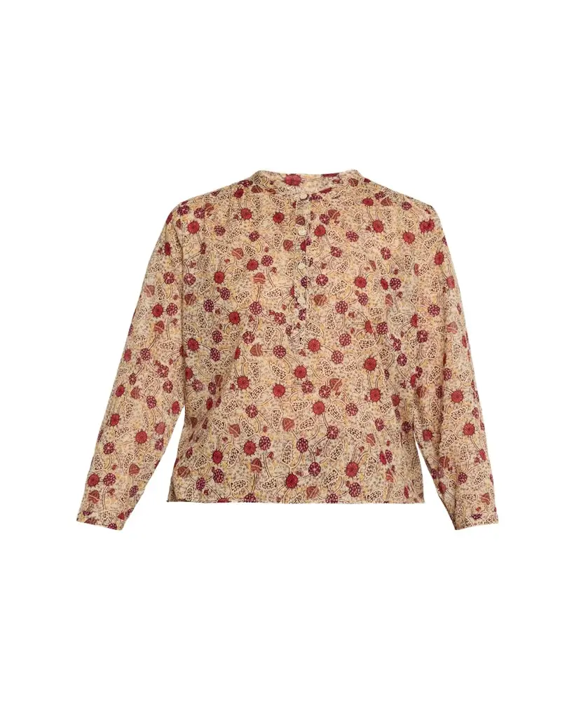 Etoile Isabel Marant Maria Floral Cotton Top | Image 1 Etoile Isabel Marant Maria Floral Cotton Top | Image 1