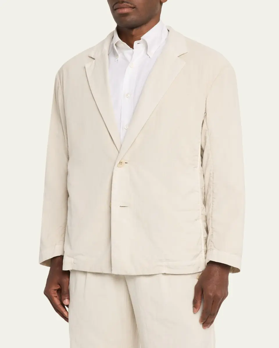 IM MEN Men's Pigment Cotton Single-Breasted Sport Coat | Thumbnail 4
