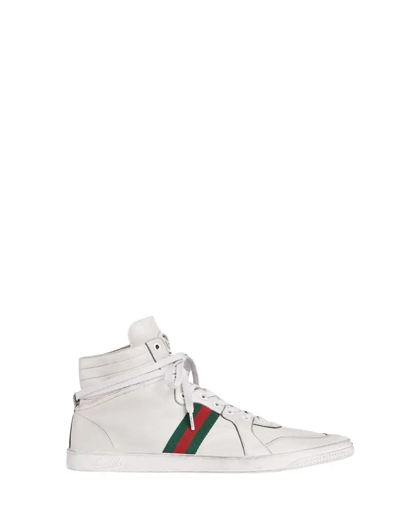 Gucci Men's Coda Leather High-Top Sneakers
