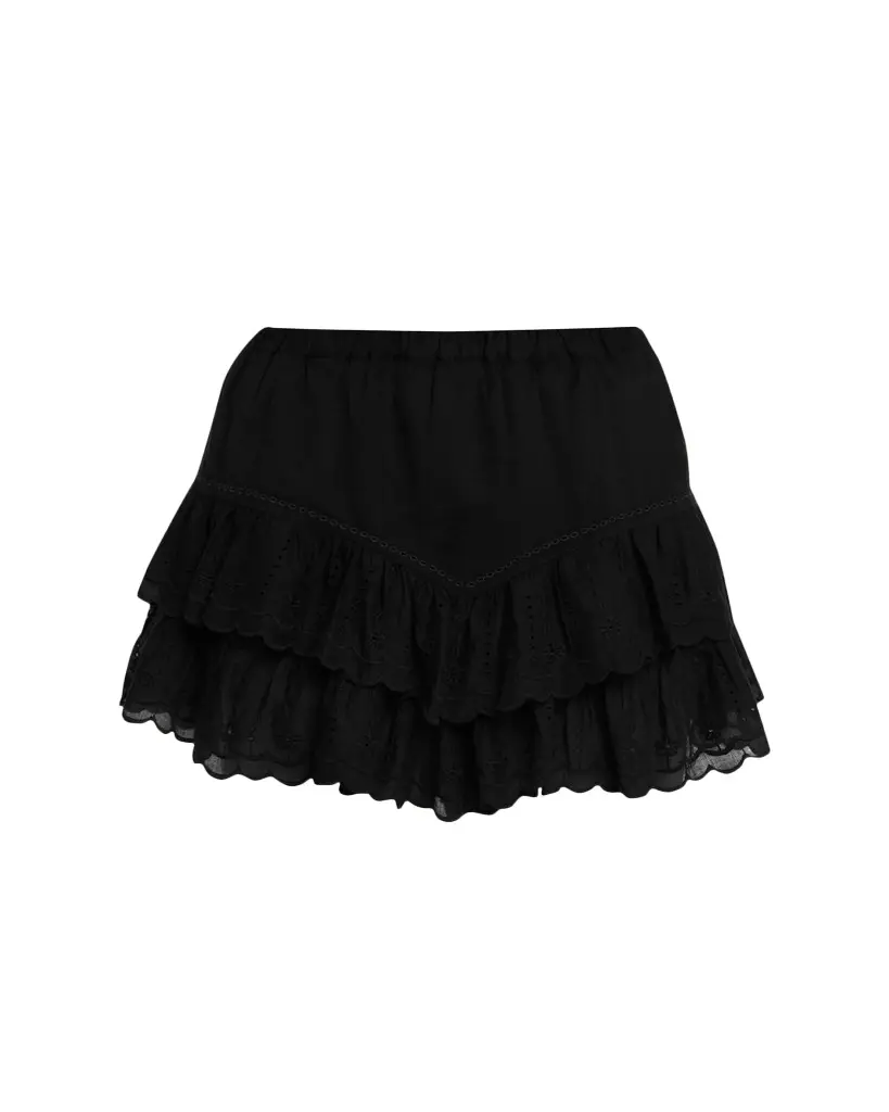 Etoile Isabel Marant Jocadia Embroidered Tiered Mini Skirt | Image 1 Etoile Isabel Marant Jocadia Embroidered Tiered Mini Skirt | Image 1