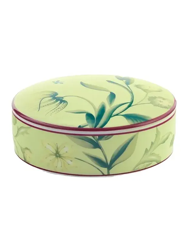 GINORI 1735 Florenza Acanto Round Covered Box