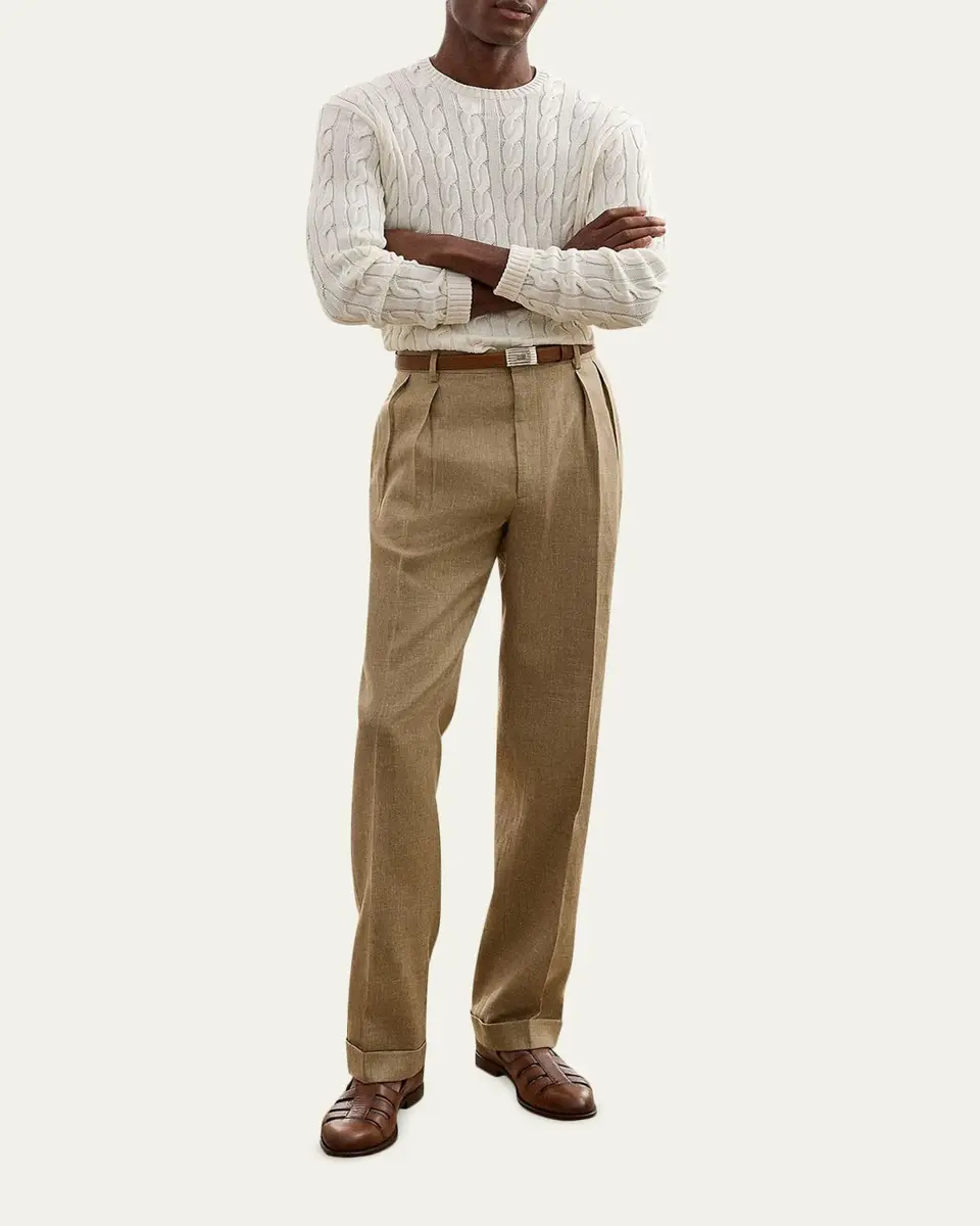 Ralph Lauren Purple Label Glenn Hand-Tailored Suit Trouser | Thumbnail 2 Ralph Lauren Purple Label Glenn Hand-Tailored Suit Trouser | Thumbnail 2