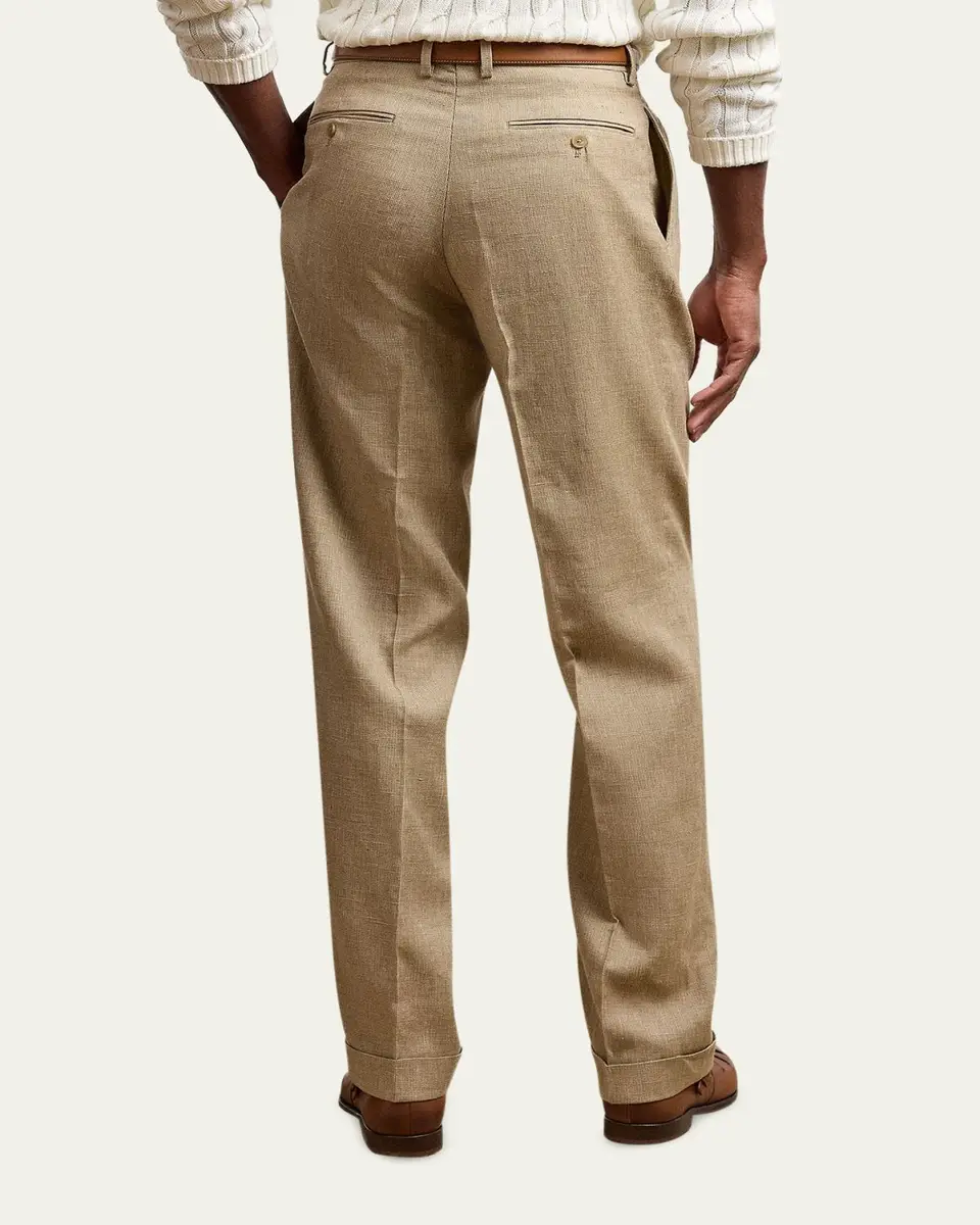 Ralph Lauren Purple Label Glenn Hand-Tailored Suit Trouser | Thumbnail 3 Ralph Lauren Purple Label Glenn Hand-Tailored Suit Trouser | Thumbnail 3