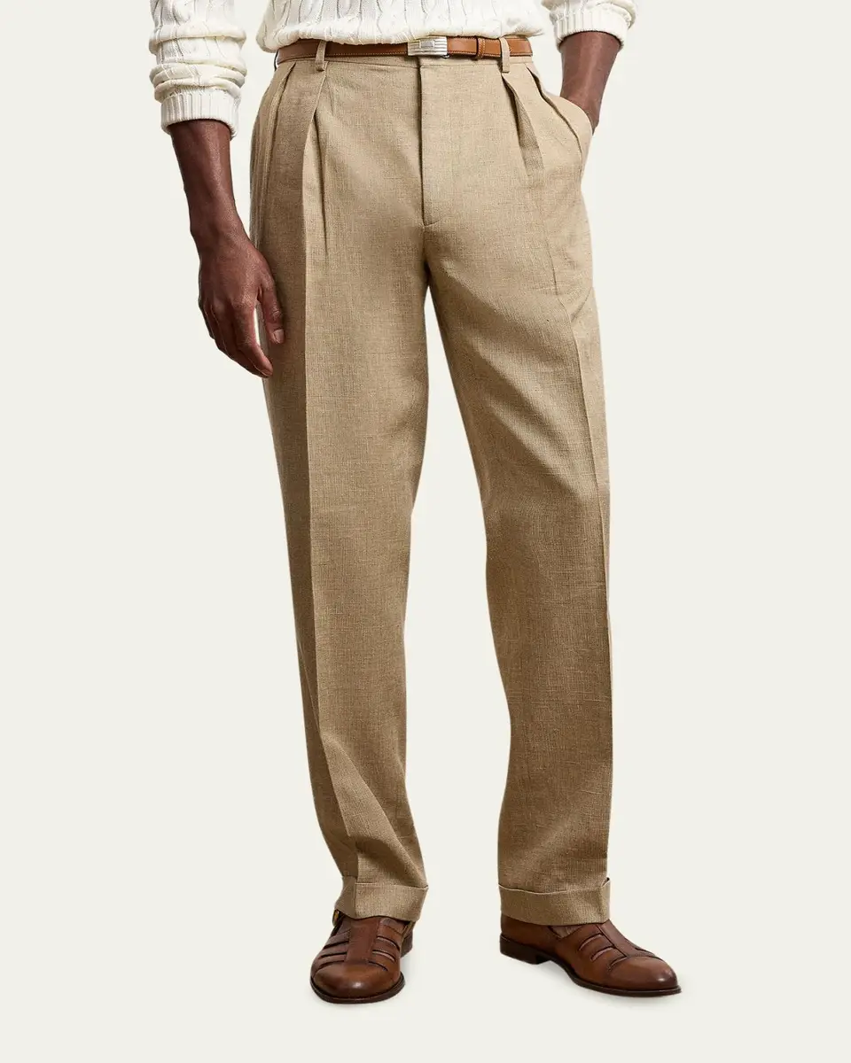 Ralph Lauren Purple Label Glenn Hand-Tailored Suit Trouser | Thumbnail 4 Ralph Lauren Purple Label Glenn Hand-Tailored Suit Trouser | Thumbnail 4