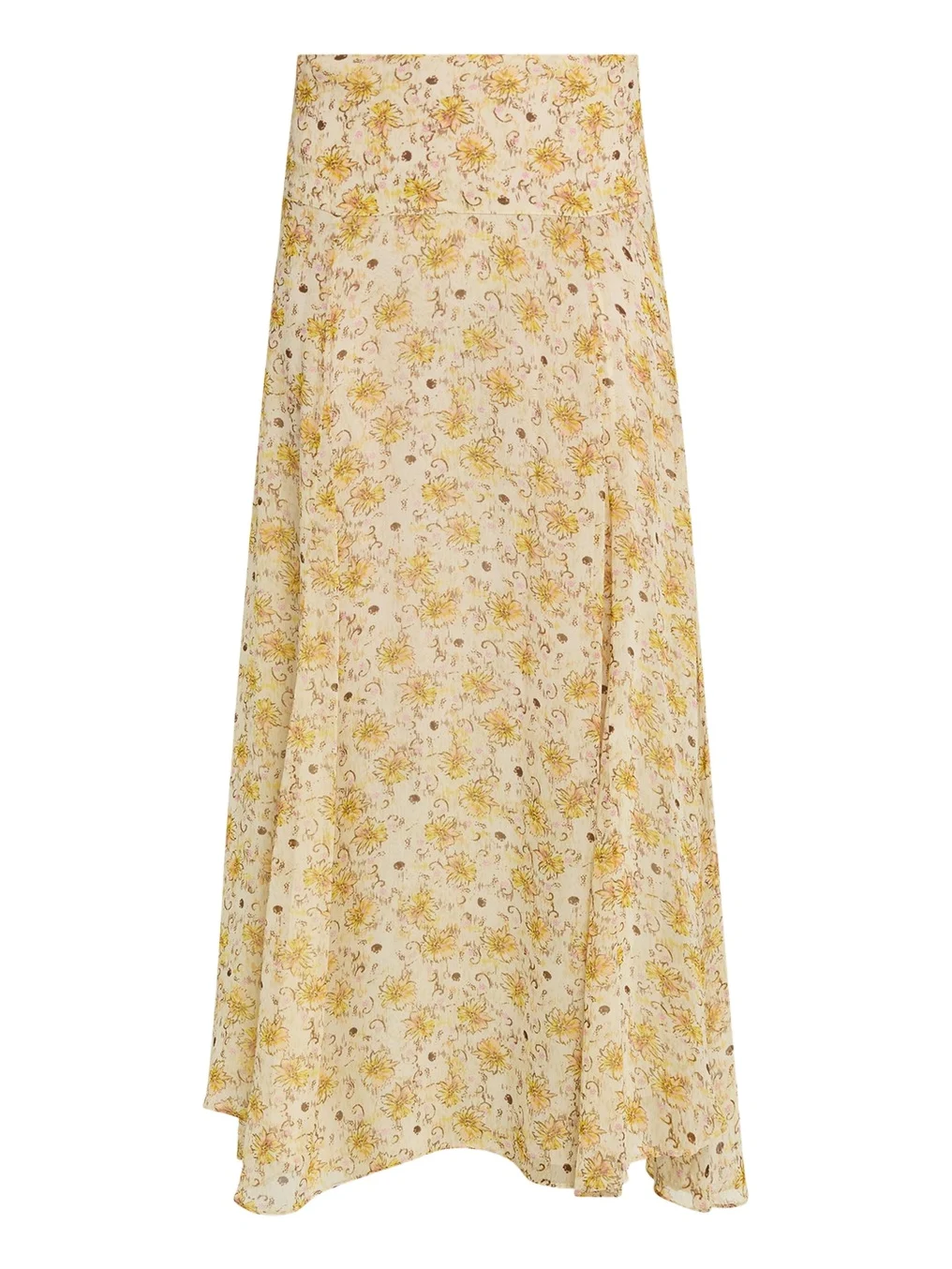 Etoile Isabel Marant Fran Floral Georgette Maxi Skirt