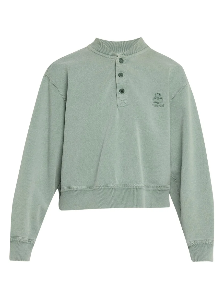 Etoile Isabel Marant Simony Logo-Embroidered Sweatshirt