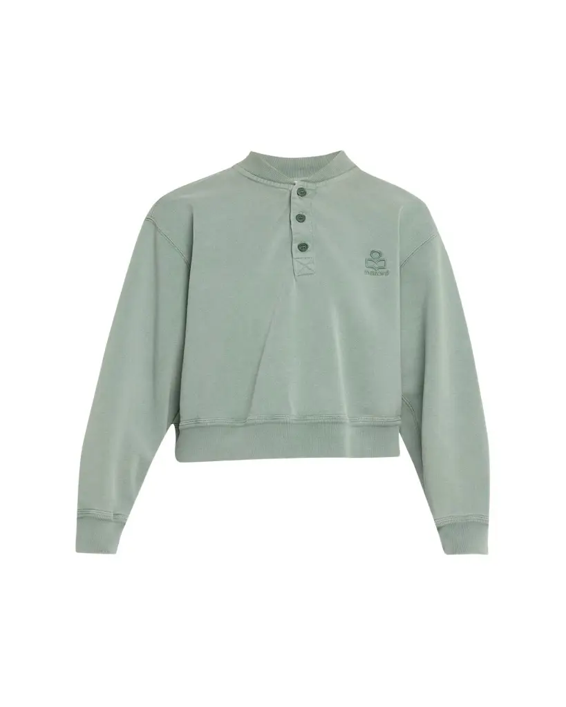 Etoile Isabel Marant Simony Logo-Embroidered Sweatshirt | Image 1 Etoile Isabel Marant Simony Logo-Embroidered Sweatshirt | Image 1
