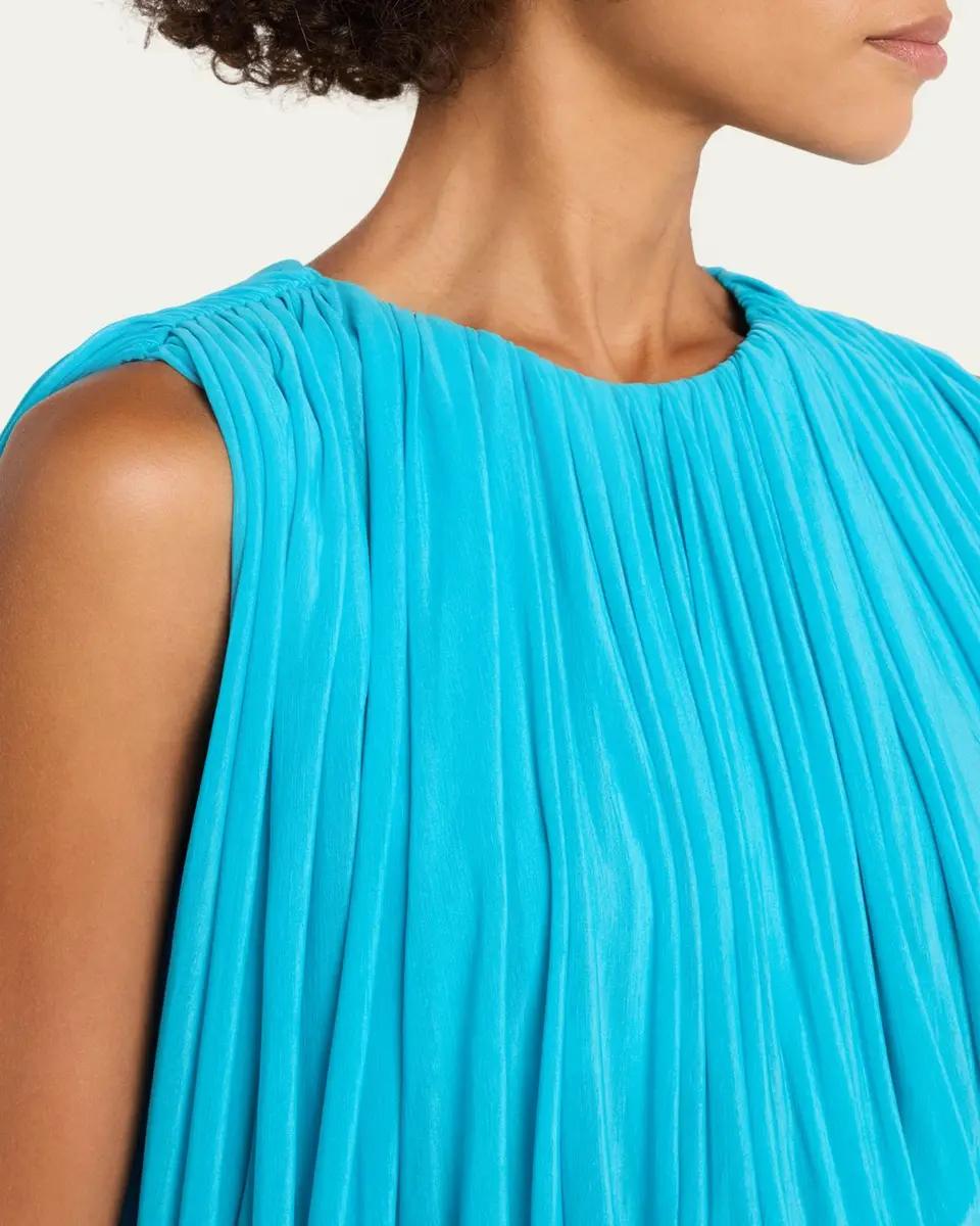 Ronny Kobo Chelly Sleeveless Asymmetric Draped Jersey Top | Thumbnail 5 Ronny Kobo Chelly Sleeveless Asymmetric Draped Jersey Top | Thumbnail 5