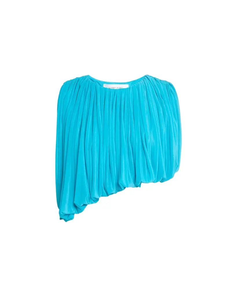 Ronny Kobo Chelly Sleeveless Asymmetric Draped Jersey Top | Image 1 Ronny Kobo Chelly Sleeveless Asymmetric Draped Jersey Top | Image 1
