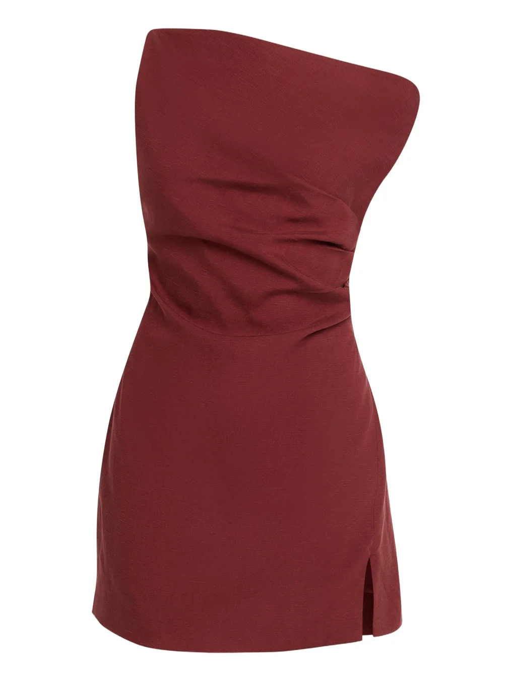 Winnie One-Shoulder Draped Mini Dress
