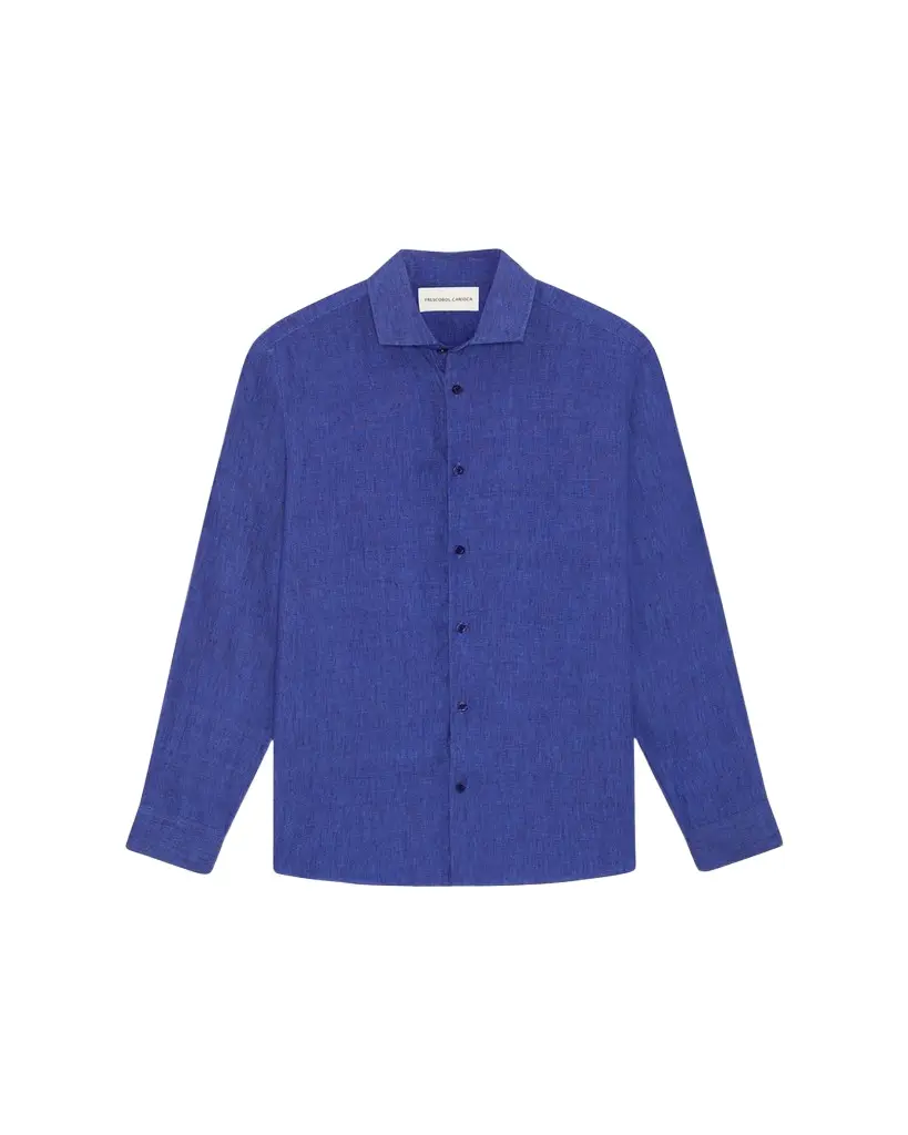 Frescobol Carioca Men's Anton Linen Button-Down Shirt