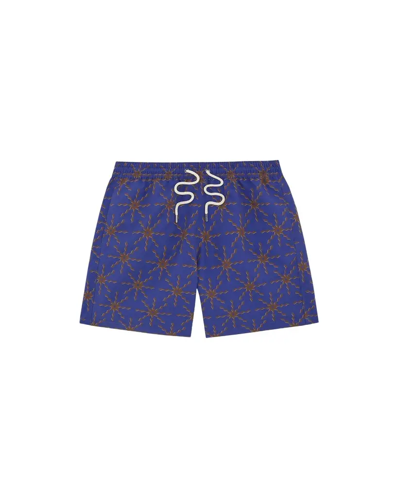 Frescobol Carioca Men's Sol-Printed Swim Trunks | Image 1 Frescobol Carioca Men's Sol-Printed Swim Trunks | Image 1