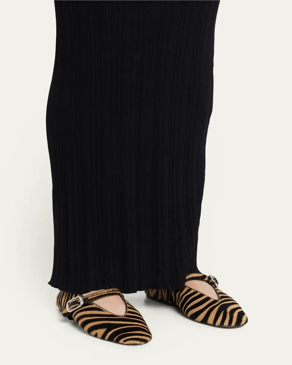 Le Monde Béryl Stella Zebra Calf Hair Ballerina Flats | Thumbnail 2 Le Monde Béryl Stella Zebra Calf Hair Ballerina Flats | Thumbnail 2