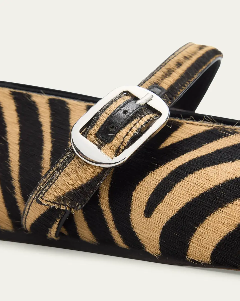 Le Monde Béryl Stella Zebra Calf Hair Ballerina Flats | Thumbnail 5 Le Monde Béryl Stella Zebra Calf Hair Ballerina Flats | Thumbnail 5