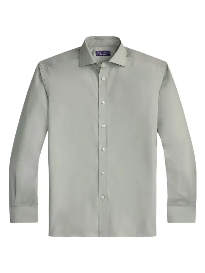 Ralph Lauren Purple Label Men's Cotton End-on-End Dress Shirt