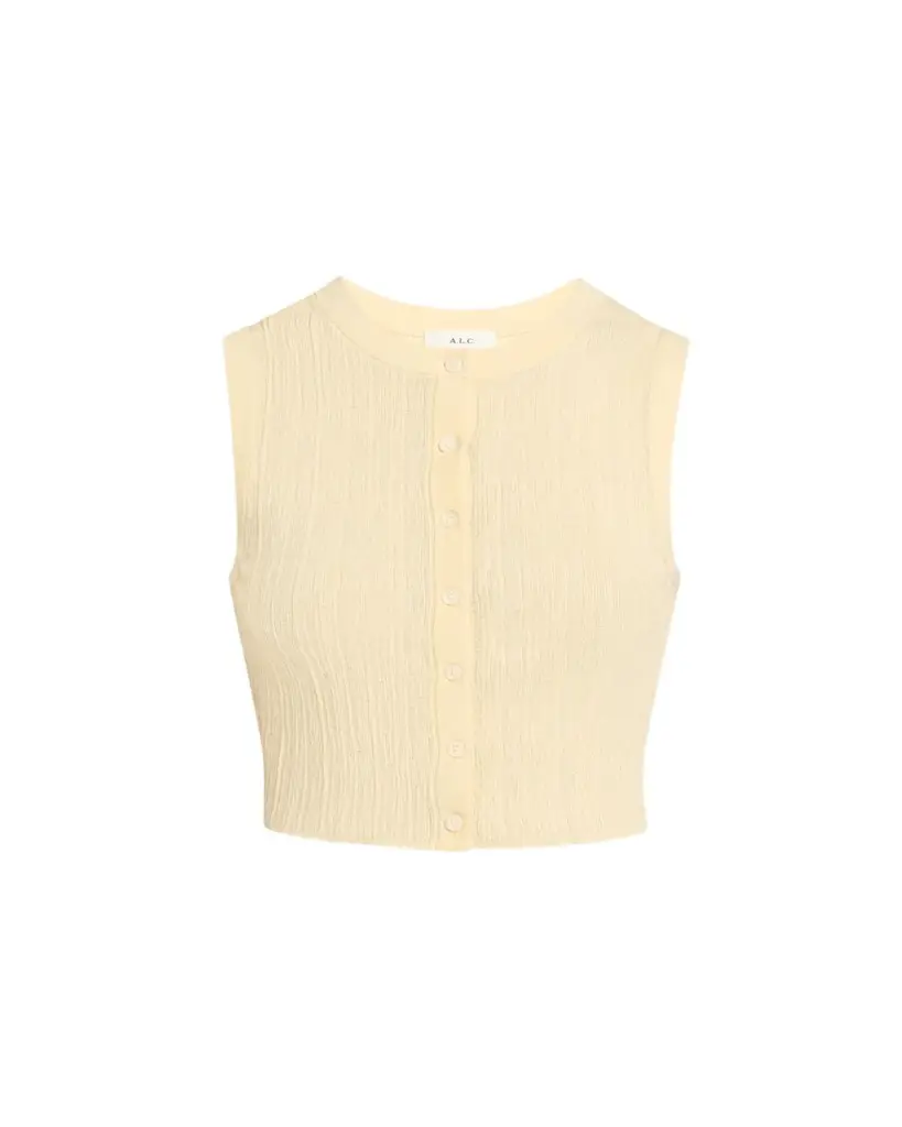 A.L.C. Lottie Button-Front Top | Image 1 A.L.C. Lottie Button-Front Top | Image 1