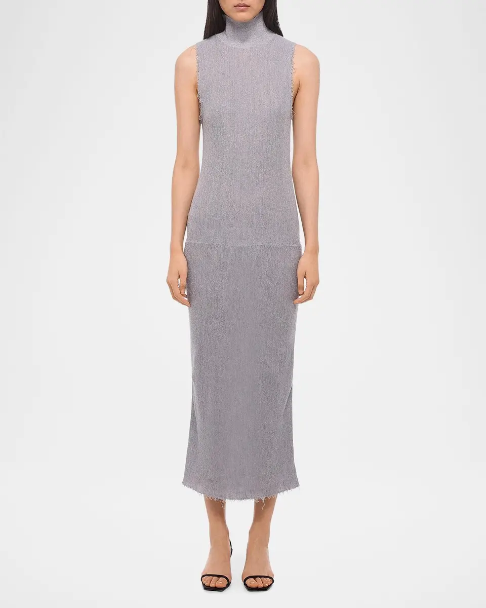 Helmut Lang Turtleneck Tank Dress | Thumbnail 2 Helmut Lang Turtleneck Tank Dress | Thumbnail 2
