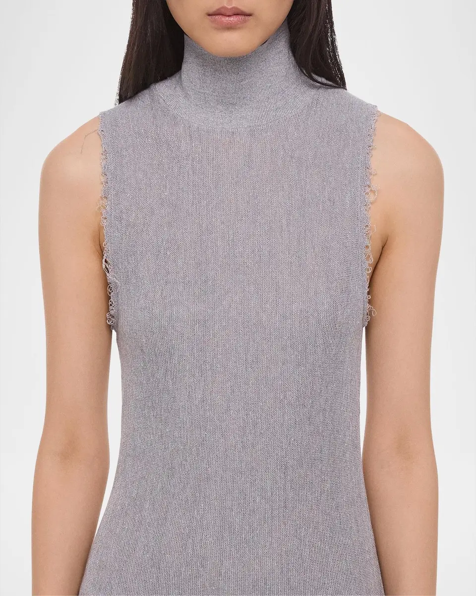 Helmut Lang Turtleneck Tank Dress | Thumbnail 5 Helmut Lang Turtleneck Tank Dress | Thumbnail 5