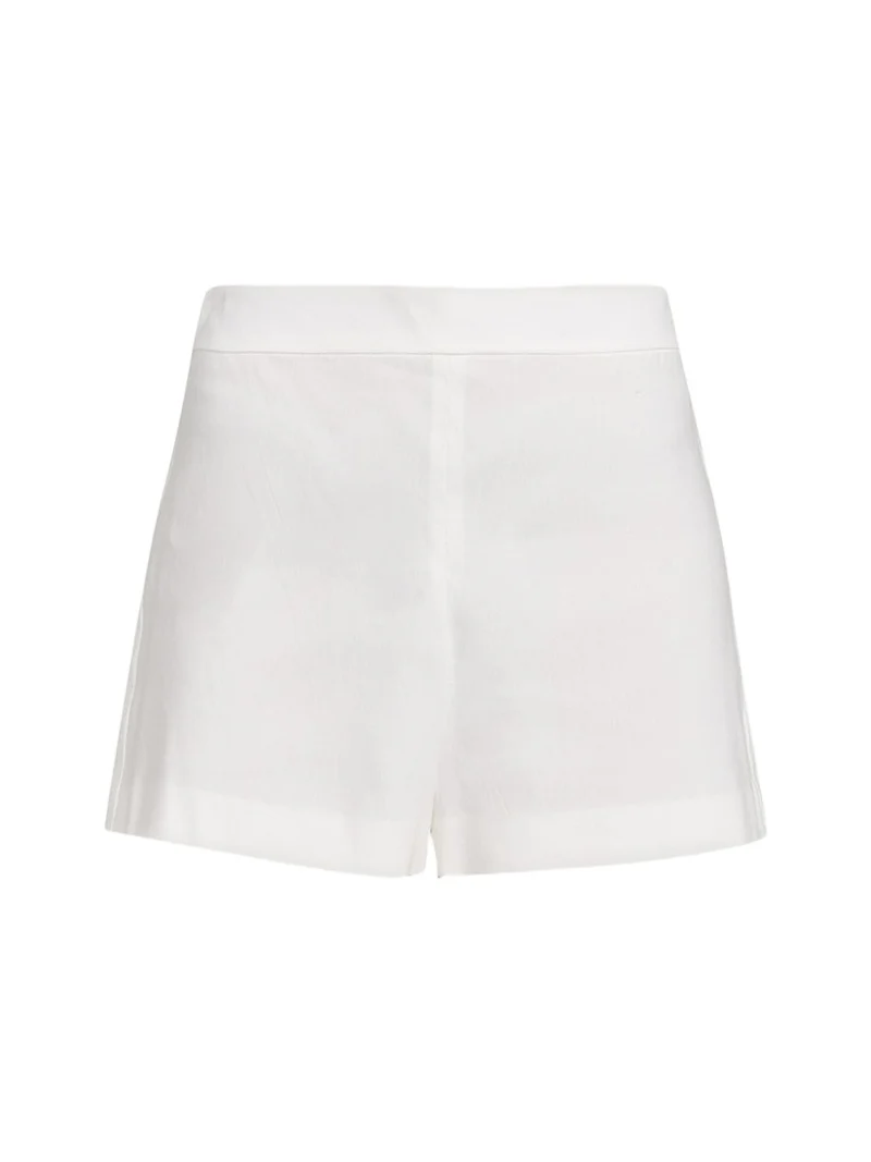 Hera Linen-Blend Flare Shorts
