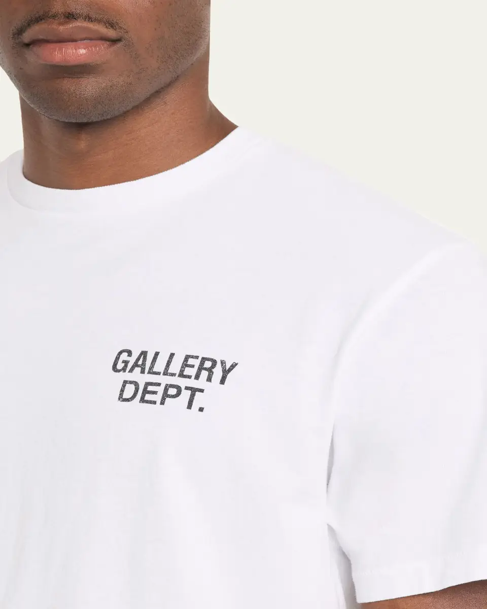 GALLERY DEPARTMENT Men's Cotton Jersey Logo-Back Crewneck T-Shirt | Thumbnail 5 GALLERY DEPARTMENT Men's Cotton Jersey Logo-Back Crewneck T-Shirt | Thumbnail 5