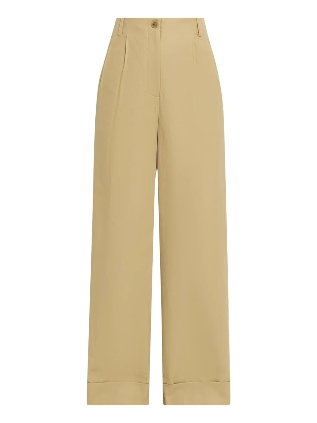 Delilah Wide-Leg Twill Pants Delilah Wide-Leg Twill Pants