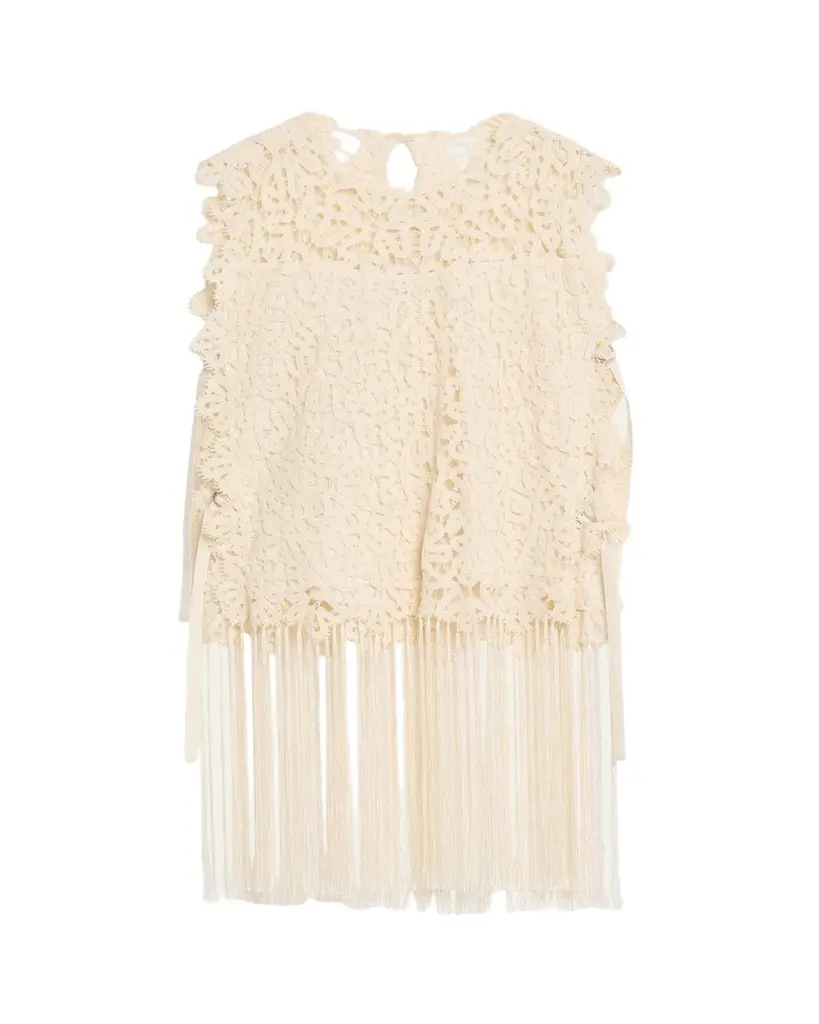 Sea Alina Embroidered Fringe Top | Image 1 Sea Alina Embroidered Fringe Top | Image 1