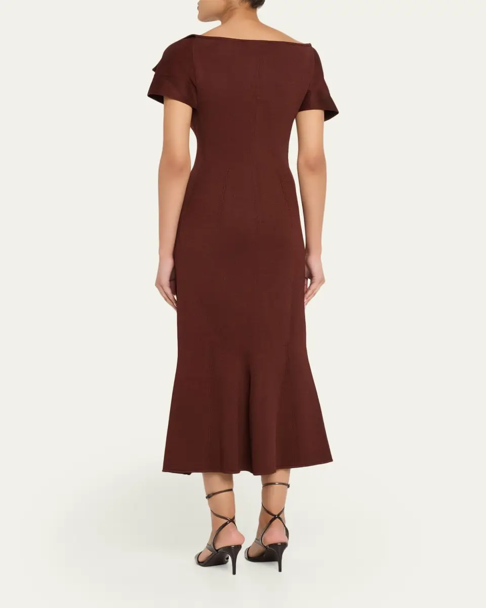 FFORME Zaria Sculpted Knit Maxi Dress | Thumbnail 3