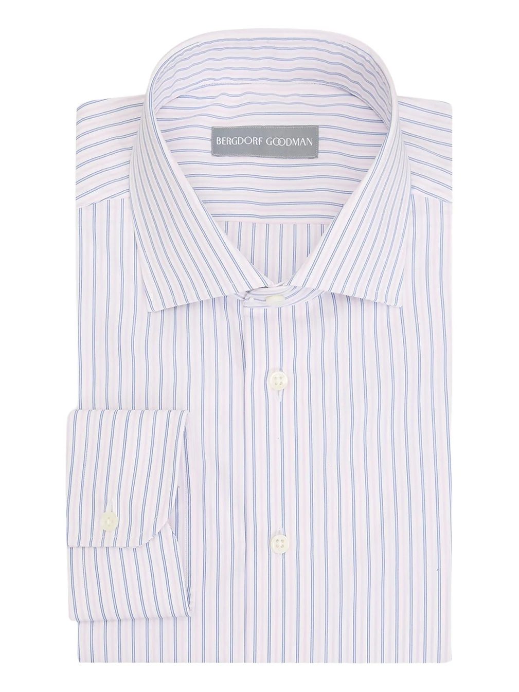 Men's Cotton Multi-Stripe Spread Collar Dress Shirt Men's Cotton Multi-Stripe Spread Collar Dress Shirt