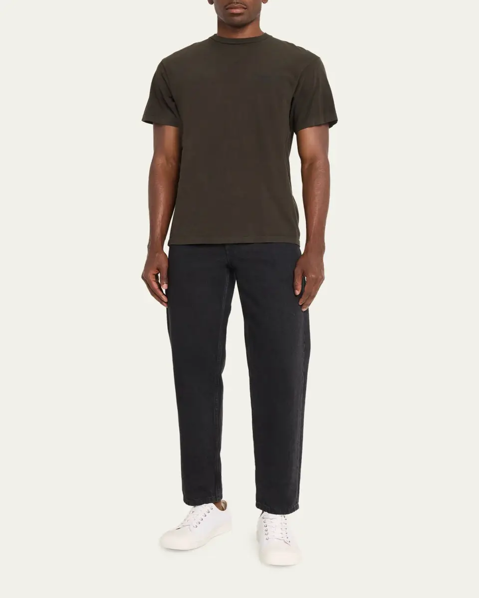 GALLERY DEPARTMENT Men's Cotton Jersey Logo-Back Crewneck T-Shirt | Thumbnail 2 GALLERY DEPARTMENT Men's Cotton Jersey Logo-Back Crewneck T-Shirt | Thumbnail 2