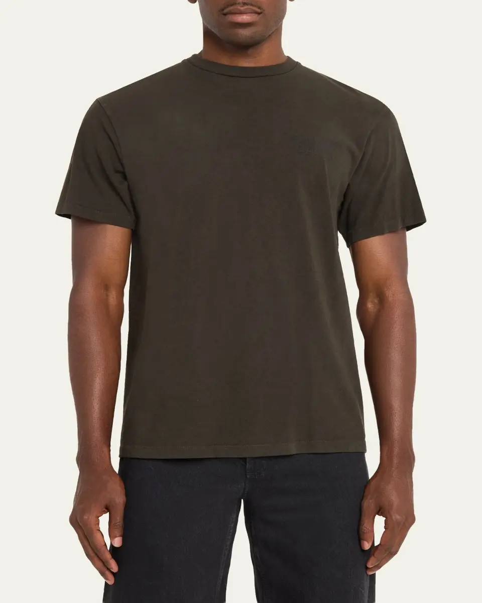 GALLERY DEPARTMENT Men's Cotton Jersey Logo-Back Crewneck T-Shirt | Thumbnail 4 GALLERY DEPARTMENT Men's Cotton Jersey Logo-Back Crewneck T-Shirt | Thumbnail 4