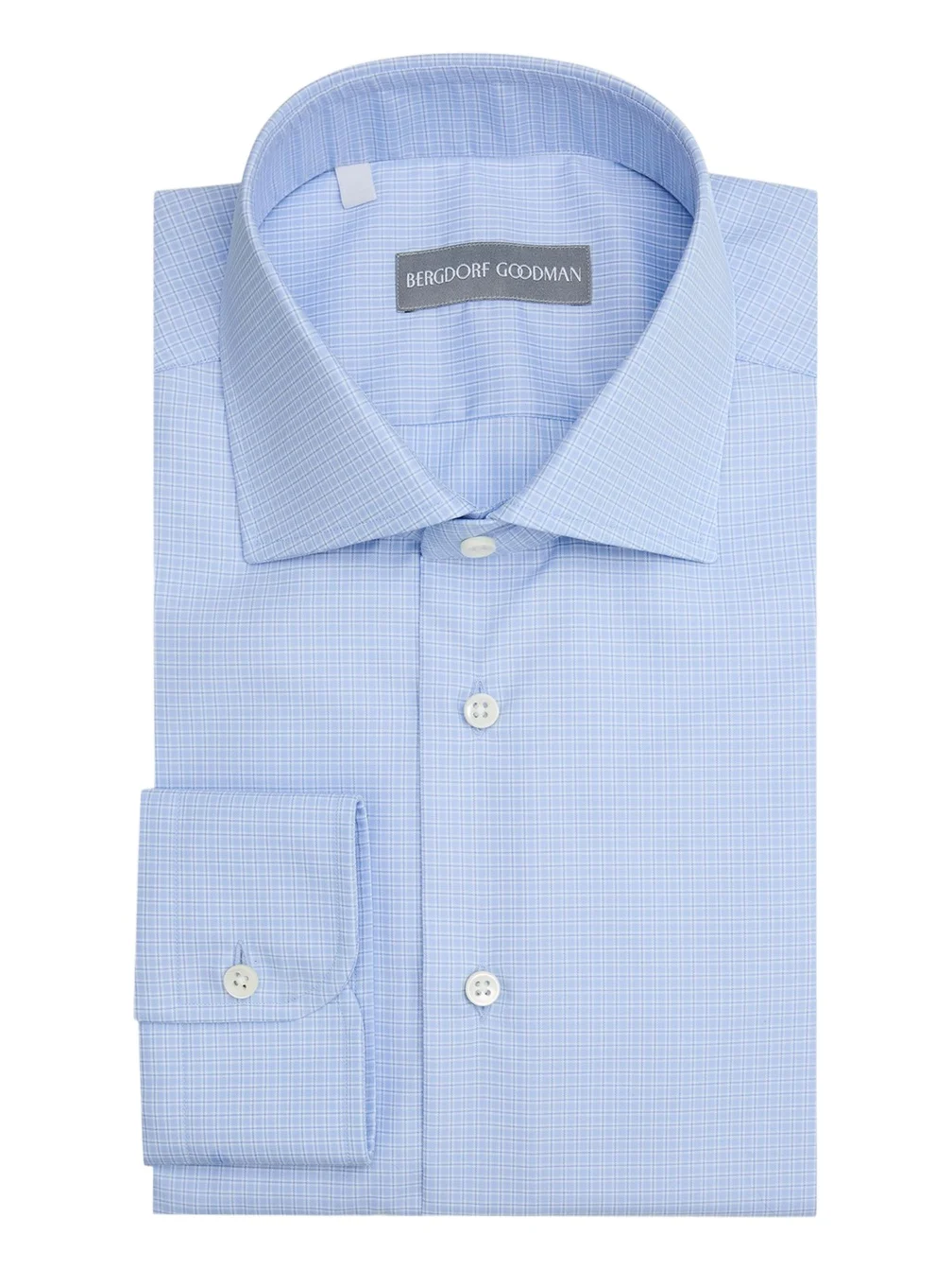 Men's Cotton Micro-Check Dress Shirt Men's Cotton Micro-Check Dress Shirt