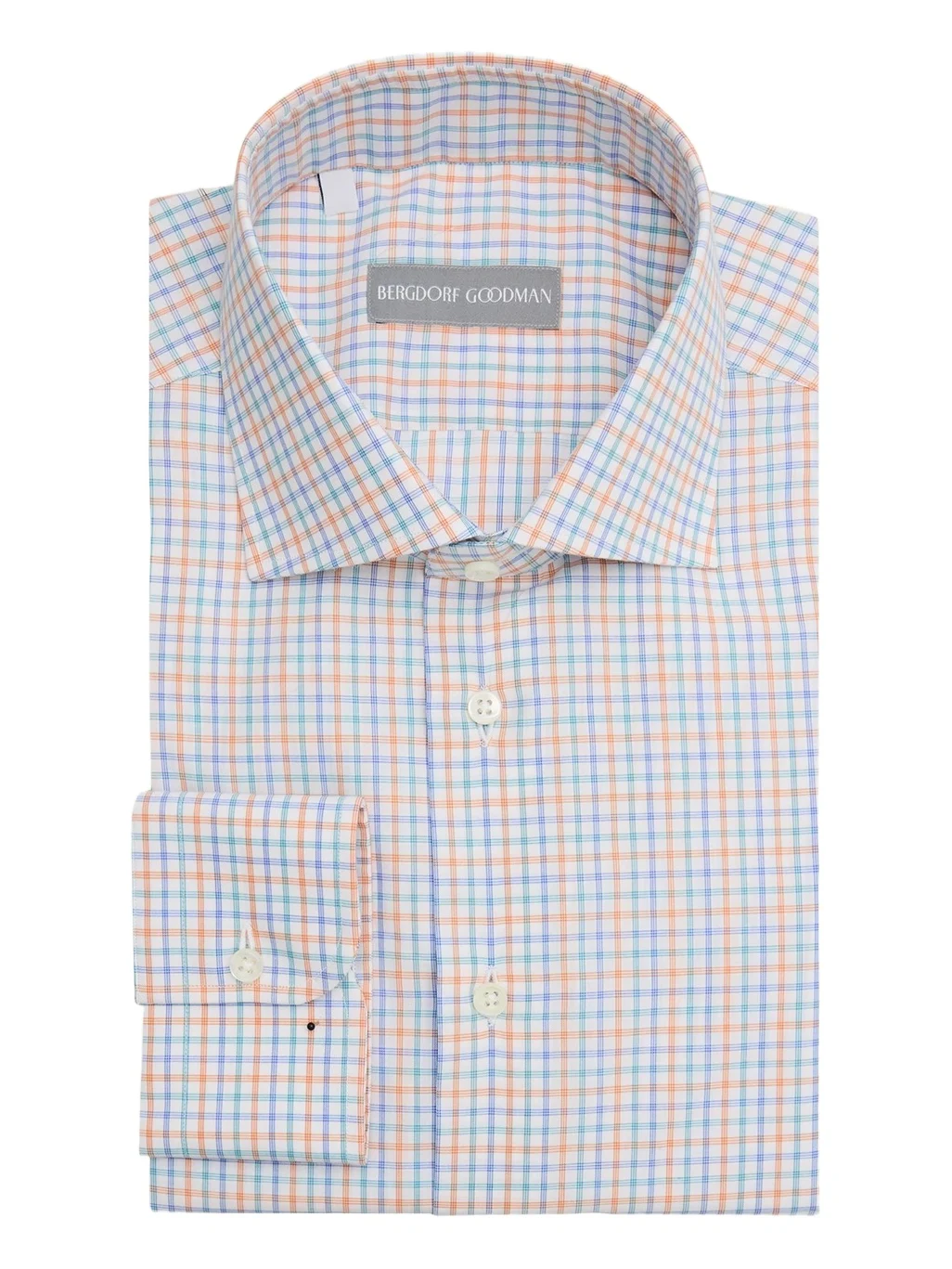 Men's Cotton Multicolor Plaid Dress Shirt Men's Cotton Multicolor Plaid Dress Shirt