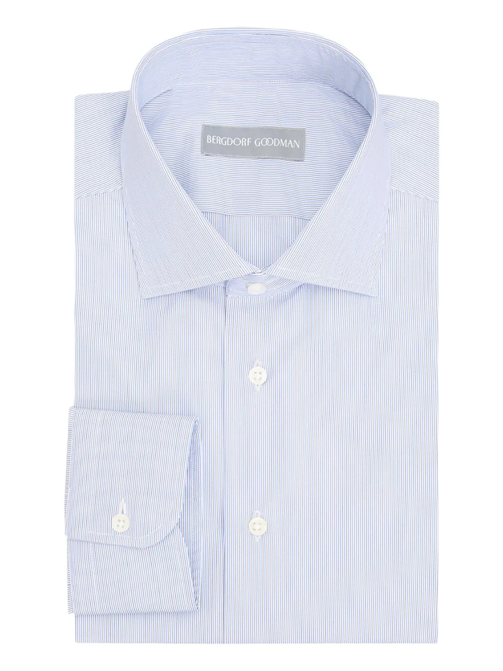 Men's Cotton Pencil Stripe Spread Collar Dress Shirt Men's Cotton Pencil Stripe Spread Collar Dress Shirt